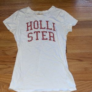 White Hollister Tee